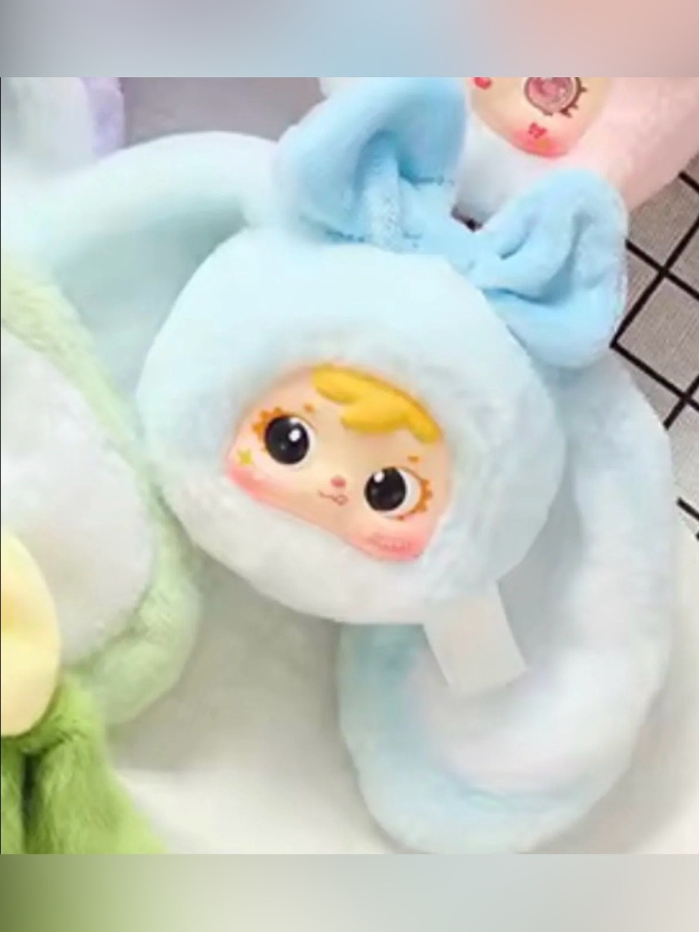 Cureplaneta- Samuel San Xiao Mao-Colorful Little Rabbit- BLUE (NIB)